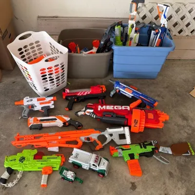 Lot Of Nerf Guns