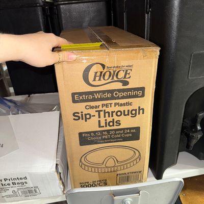 144 - Box of Sip Through Lids
