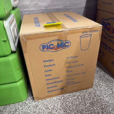 7 - One Box of Branded 20oz Cups