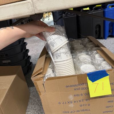 71 - Box of Branded 8oz Cups