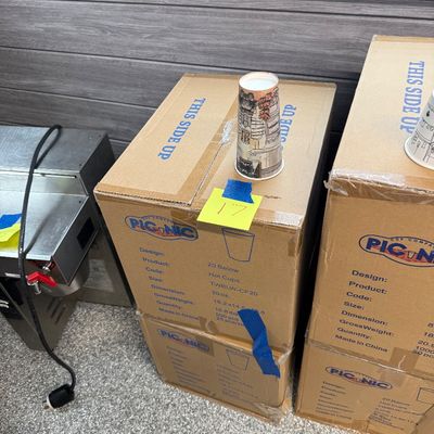 17 - Two Boxes of Branded 20oz Hot Cups