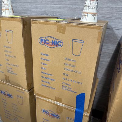 11 - Two Boxes of Branded 12oz Cups