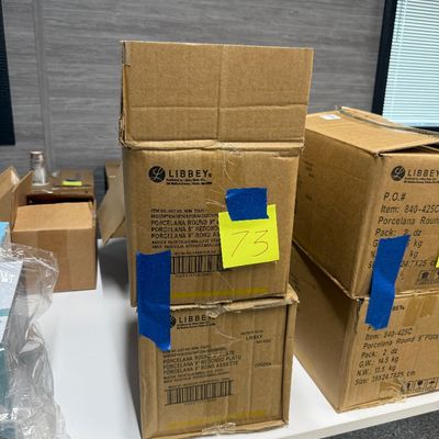 73 - Two Boxes of Plates
