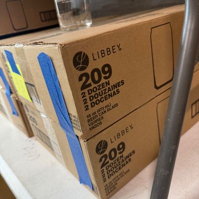 48 - Two Boxes of Branded 16oz Glasses