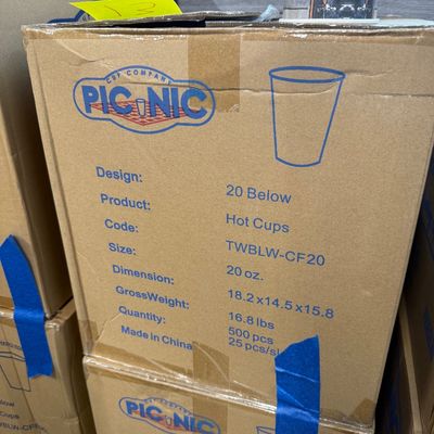 13 - Two Boxes of 20oz Branded Cups