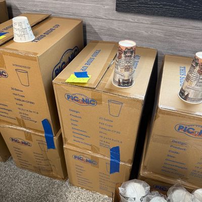 13 - Two Boxes of 20oz Branded Cups