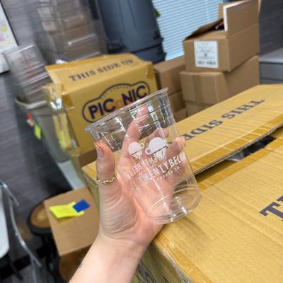 91 - Box of Branded 16oz Cold Cups