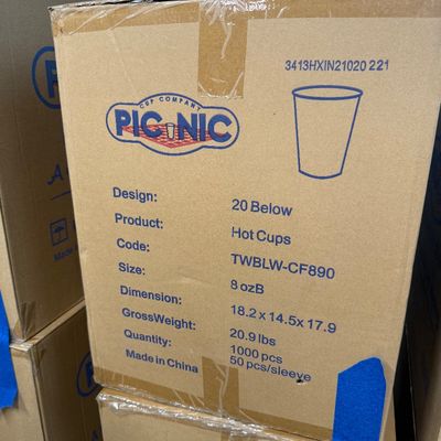12 - Two Boxes of Branded 8oz Cups