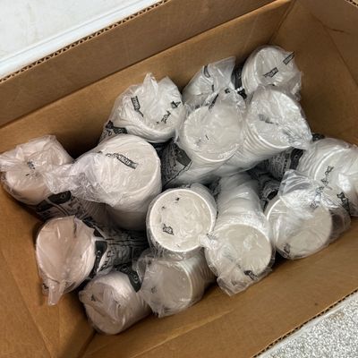 65 - Box of 12oz Hot Cups