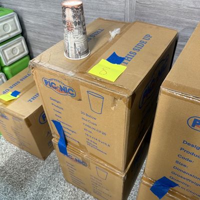 8 - Two Boxes of Branded 20oz Cups