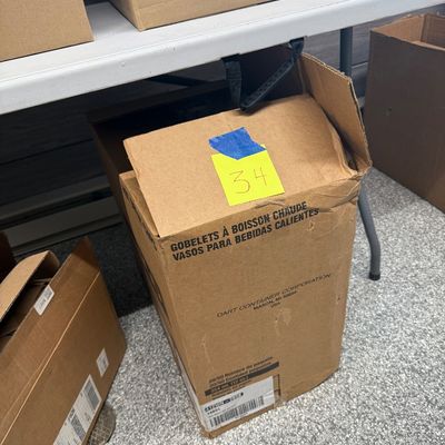 34 - Box of 12oz Cups