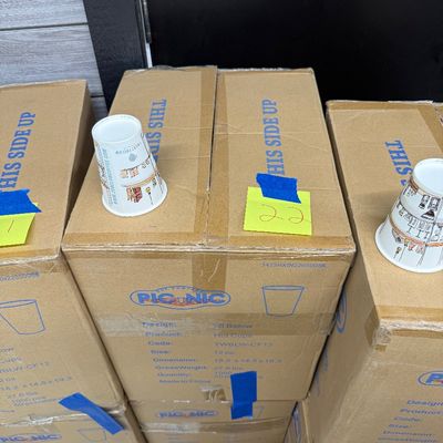 22 - Two Boxes of Branded 12oz Cups