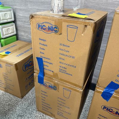 8 - Two Boxes of Branded 20oz Cups
