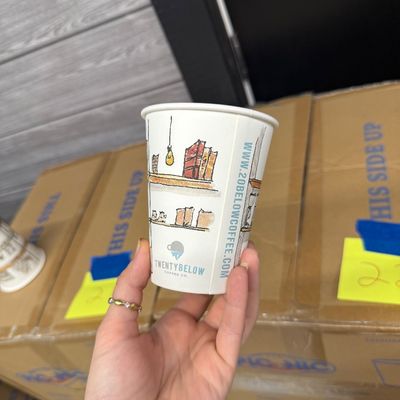 22 - Two Boxes of Branded 12oz Cups