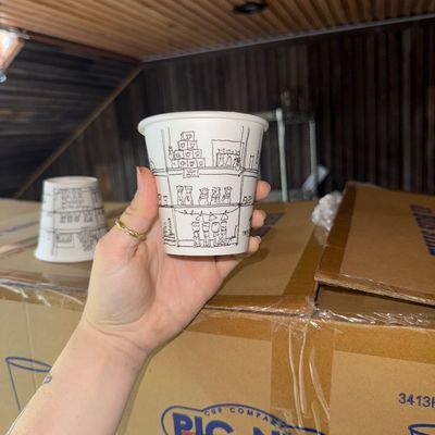 132 - Two Boxes of Branded 8oz Cups