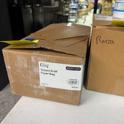 121 - Box of Waxed Paper Bags