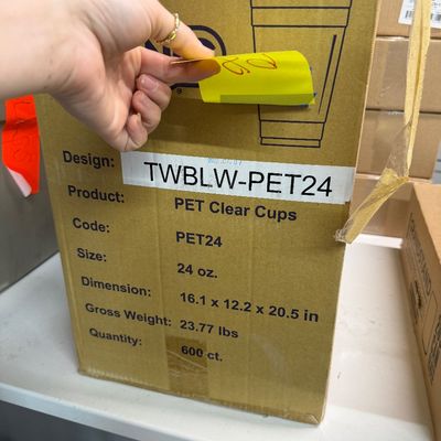 89 - Box of Branded 24oz Cold Cups