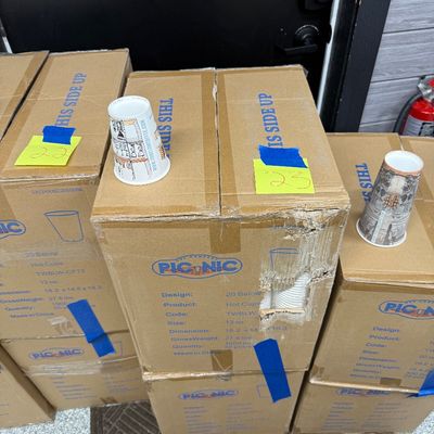 23 - Two Boxes of Branded 12oz Cups