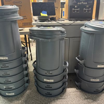112 - Four 20 Gallon Containers