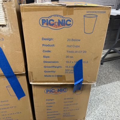 24 - Two Boxes of Branded 20oz Cups