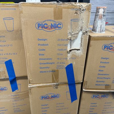 23 - Two Boxes of Branded 12oz Cups