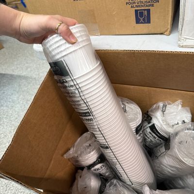 65 - Box of 12oz Hot Cups