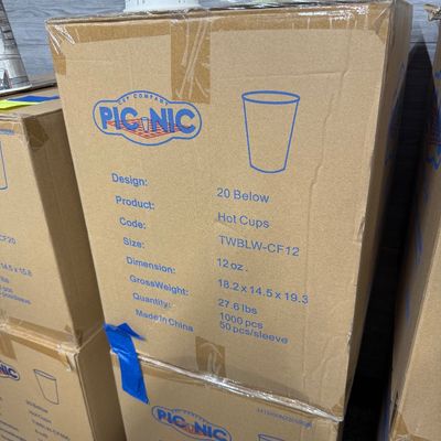 10 - Two Boxes of Branded 12oz Cups