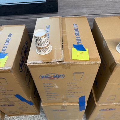 19 - Two Boxes of Branded 12oz Cups