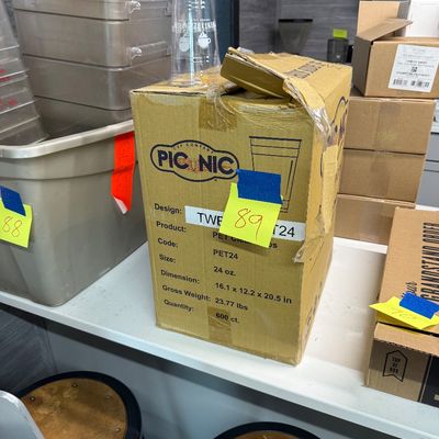 89 - Box of Branded 24oz Cold Cups