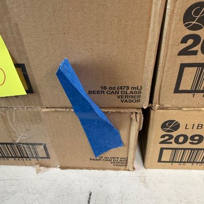 45 - Two Boxes of Branded 16oz Glasses