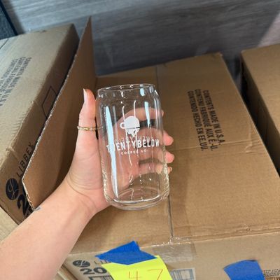 47 - Two Boxes of Branded 16oz Glasses