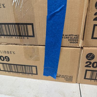 46 - Three Boxes of Branded 16oz Glasses