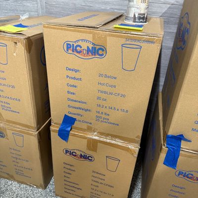 9 - Two Boxes of Branded 20oz Cups