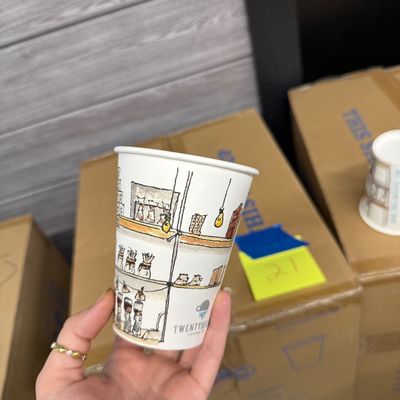 21 - Two Boxes of Branded 12oz Cups