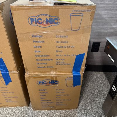 14 - Two Boxes of Branded 20oz Cups