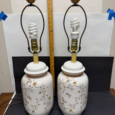 Pair of Ceramic Base Table Lamps