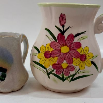 Ceramic Pitcher Pair