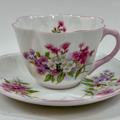 Ceramic Teacup and Saucer