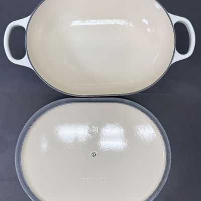 Le Creuset Signature Enameled Cast Iron Covered Oval Casserole, 3.75-Qt
