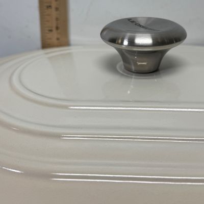 Le Creuset Signature Enameled Cast Iron Covered Oval Casserole, 3.75-Qt