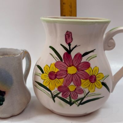 Ceramic Pitcher Pair