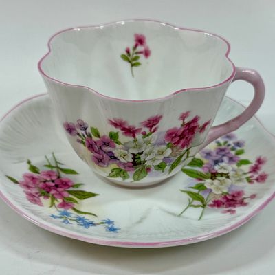 Ceramic Teacup and Saucer