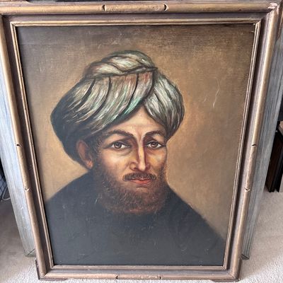 Sale Photo Thumbnail #41: Orientalist Portrait of a Man in Turban