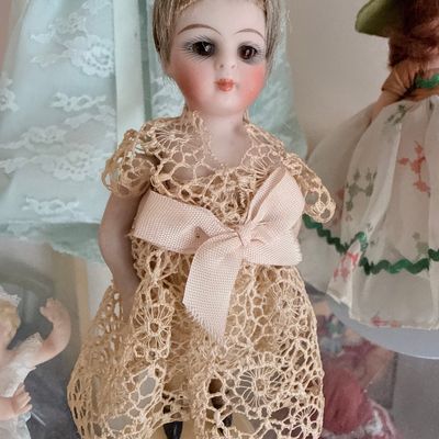 Sale Photo Thumbnail #4: Antique French Bisque Bebe Doll