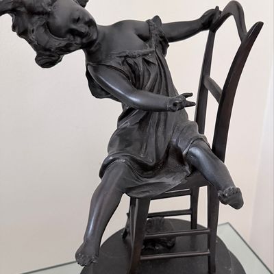 Sale Photo Thumbnail #14: Franz Iffland 'Joli Chat' Bronze Sculpture