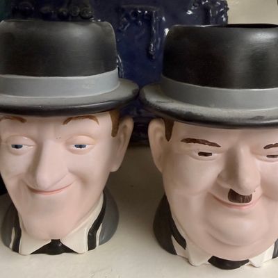 Sale Photo Thumbnail #191: Laurel and Hardy Character Jugs