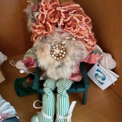 Sale Photo Thumbnail #152: Kentucky Crafted Artisan Fabric Doll