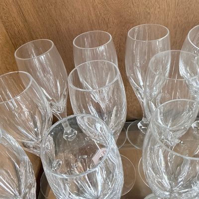 Sale Photo Thumbnail #96: Set of Mikasa Agena Crystal Iced Tea Glasses