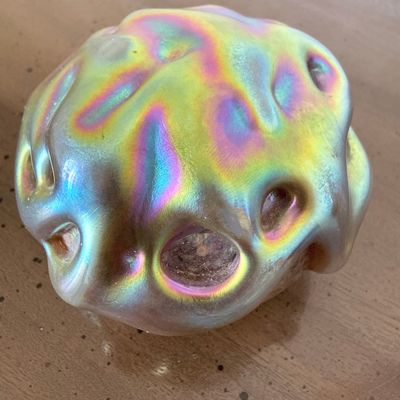 Sale Photo Thumbnail #35: Robert Held Art Glass Iridescent Paperweight