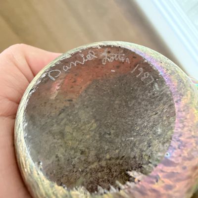 Sale Photo Thumbnail #18: Daniel Lotton Iridescent Art Glass Vase